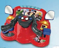 JC25 VTECH - SPIDEY ET SES AMIS EXTRAORDINAIRES - MISSION PILOTE 2 EN 1 (VOLANT)(0925)